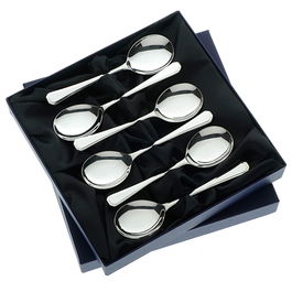 Arthur Price of England Grecian Sovereign Silver Plate Set of 6 Fruit Spoons