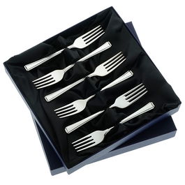 Arthur Price of England Harley Sovereign Silver Plate Set of 6 Fruit Forks