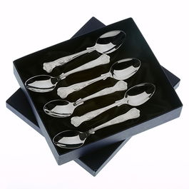 Arthur Price Kings Sovereign Silver Plate Set of 6 Teaspoons