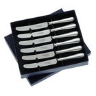 Arthur Price of England Sovereign Silver Set Of Six Tea Knives Old English