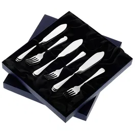 Arthur Price Rattail Sovereign Silver Plate Set of 8 Pairs Of Fish Eaters