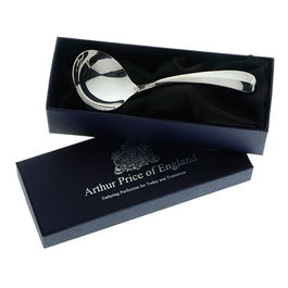 Arthur Price of England Sovereign Silver Cream Ladle Rattail