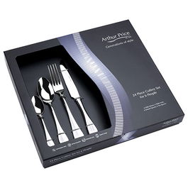 Arthur Price Classic Baguette 24 Piece Cutlery Box Set