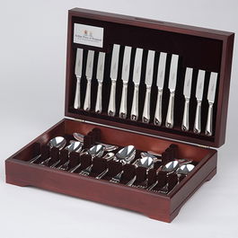 Arthur Price of England Harley Sovereign Stainless Steel 124 Piece Canteen FREE Twelve Tea Spoons