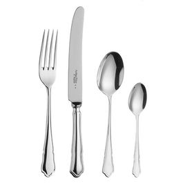 Arthur Price of England Sovereign Silver Plate Dubarry 24 Piece Cutlery Box Set