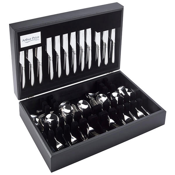 Arthur Price Signature Henley 124 Piece 12 Person Canteen Set FREE Extra 12 Tea Spoons
