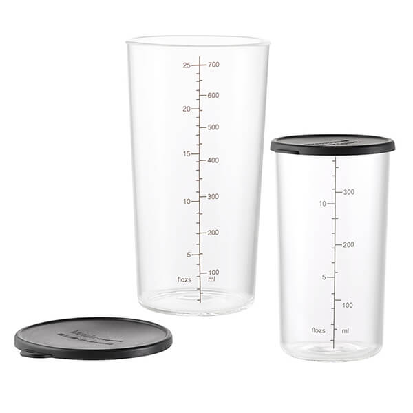 Bamix 400ml+700ml Glass Beaker Set