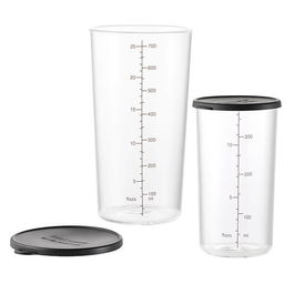 Bamix 400ml+700ml Glass Beaker Set