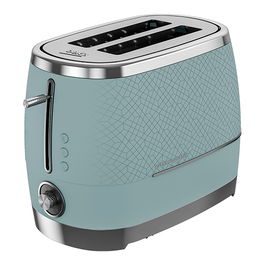 Beko Duck Egg Blue & Chrome Cosmopolis 2 Slice Toaster
