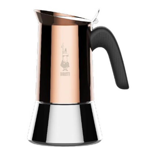 Bialetti Venus Induction `R` Stovetop 4 Cup Coffee Maker Copper