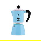 Bialetti Rainbow 3 Cup Coffee Maker Light Blue