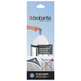 Brabantia Perfectfit Bags Size D 15 Litre 20 Bag Roll