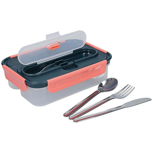 Built Tropics 1 Litre Lunch Box with Cutlery