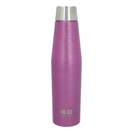Built Apex 540ml Perfect Seal Water Bottle Purple Glitter