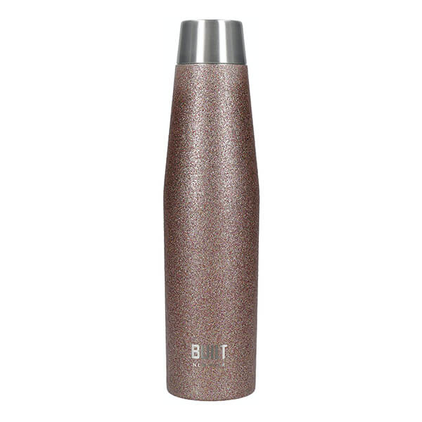 Built Apex 540ml Perfect Seal Water Bottle Gold Glitter