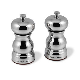 Cole & Mason Precision+ Knightsbridge Centenary Stainless Steel Salt & Pepper Mill Gift Set