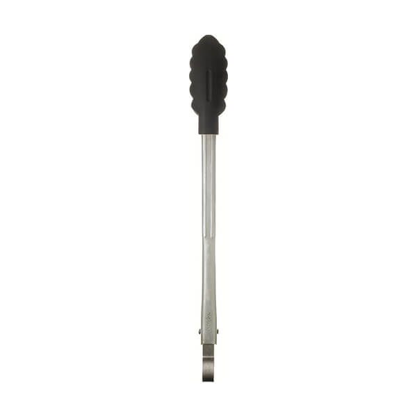 Cuisipro Silicone Locking Tongs 24cm Black