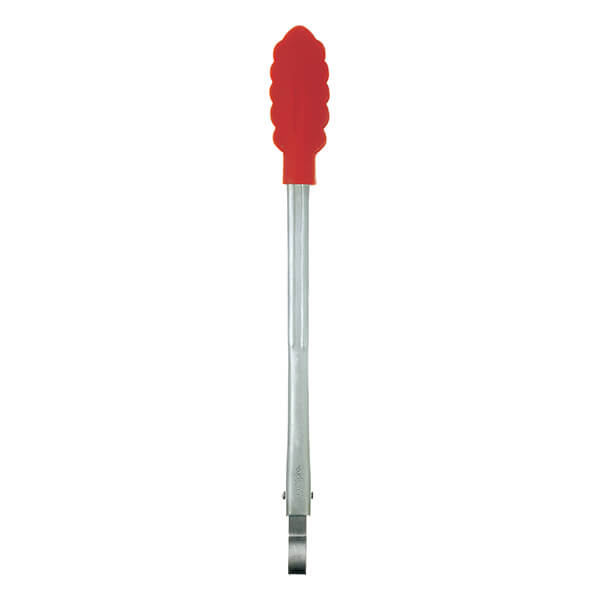 Cuisipro Silicone Locking Tongs 30cm Red