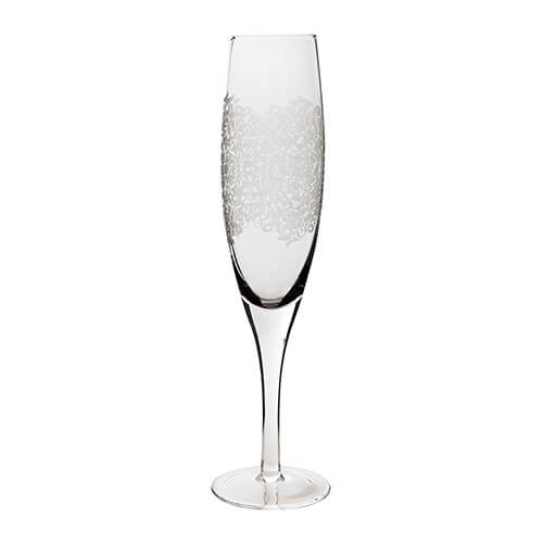 Denby Monsoon Filigree Champagne Flute Pack Of 2