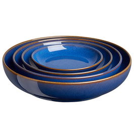 Denby Imperial Blue 4 Piece Nesting Bowl Set