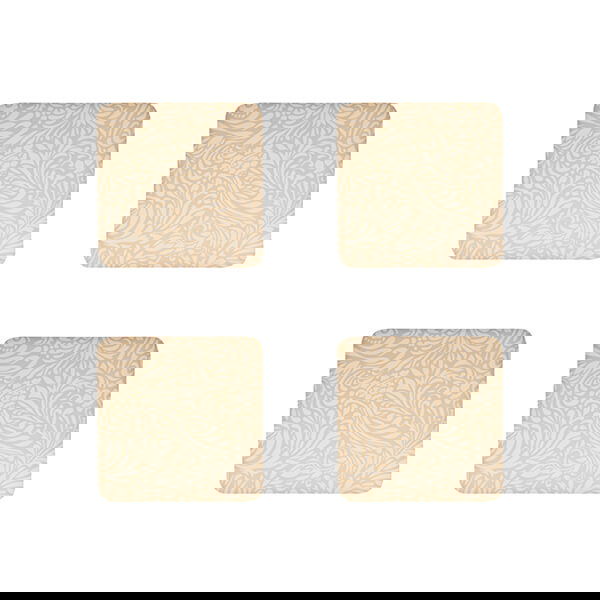 Denby Monsoon Lucille Gold Set Of 4 Coasters