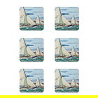 Denby Set Of 6 Sailing Coasters