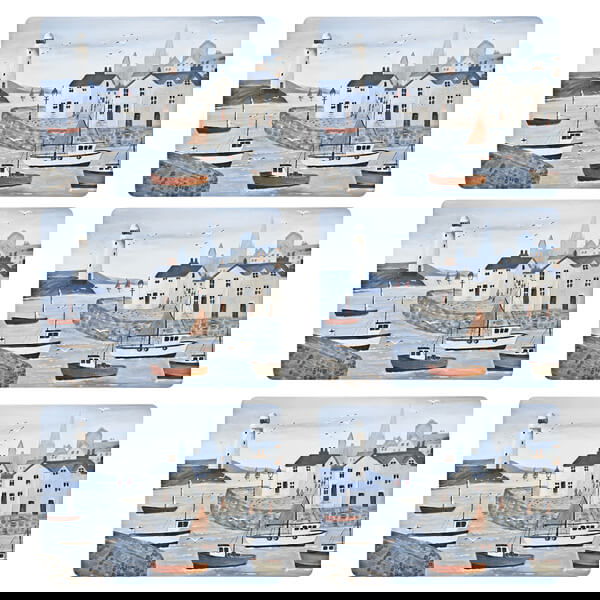 Denby Set Of 6 Coastal Lighthouse Placemats