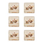 Denby Set Of 6 Derbyshire Redcap Coasters