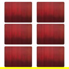 Denby Colours Set Of 6 Red Placemats