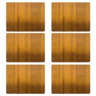 Denby Colours Set Of 6 Mustard Placemats