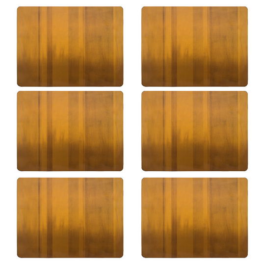 Denby Colours Set Of 6 Mustard Placemats