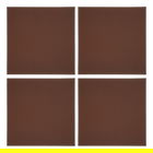 Denby Set Of 4 Brown Faux Leather Placemats