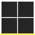 Denby Set Of 4 Black Grey Reversible Faux Leather Placemats