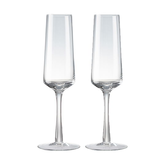 Denby Natural Canvas Set Of 2 Champagne Flutes