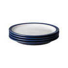 Denby Elements Dark Blue Set Of 4 Medium Plate