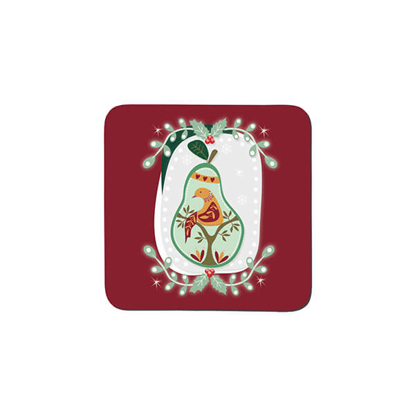 Denby 12 Days Of Christmas Coasters Set Of 6