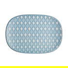 Denby Impression Blue Hourglass Medium Oblong Platter