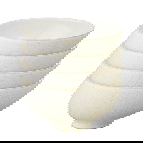 Denby Impression Cream 4 Piece Rice Bowl Set