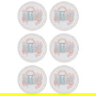 Denby Set Of 6 Walled Garden Round Coasters