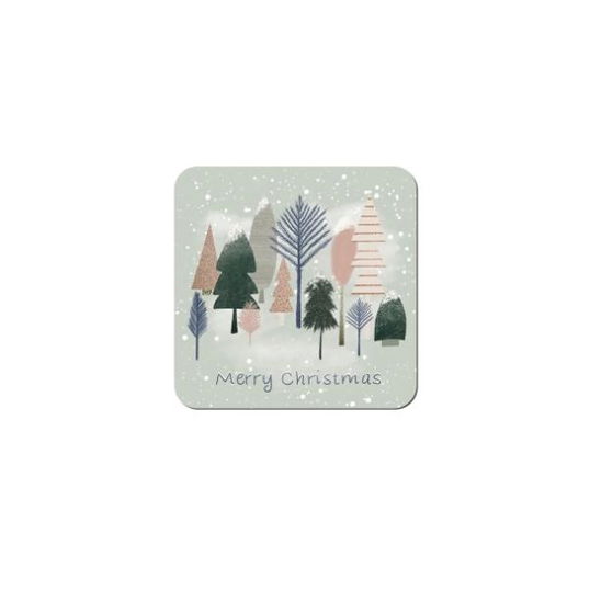 Denby Christmas Trees Set Of 6 Coasters