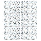 Denby Elements Set Of 6 Terrazzo Effect Blues Placemats