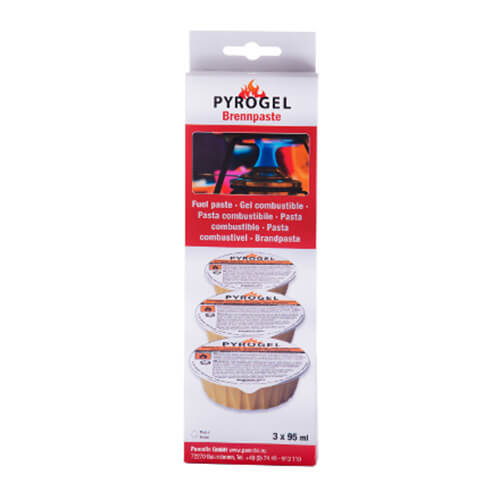 Dexam Pyrogel Fondue Gel Fuel 95ml Pack Of 3