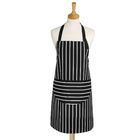 Dexam Rushbrookes Butchers Stripe Medium Apron Slate Grey