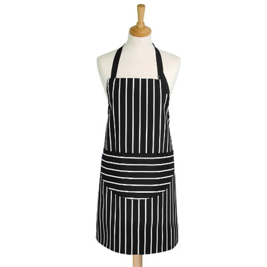 Dexam Rushbrookes Butchers Stripe Medium Apron Slate Grey