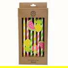 Dexam Summer Garden Pack Of 12 Fruit Topper Straws