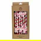 Dexam Summer Garden Pack Of 12 Flamingo Topper Straws