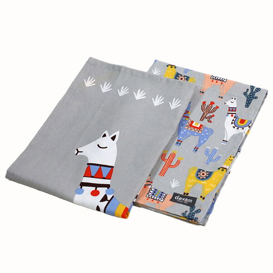 Dexam No Probllama Set of 2 Tea Towels
