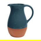 Dexam Sintra Glazed Terracotta Jug Ink Blue