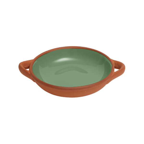 Dexam Sintra Small Glazed Terracotta Tapas Dish Green