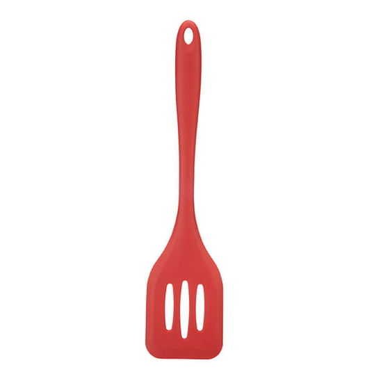 Fusion Twist Silicone Slotted Turner Red